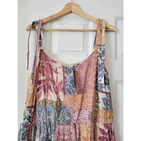 Lane bryant Sweetheart-Neck Tie-Shoulder Midi Dress 18 NWT - Picture 4 of 11